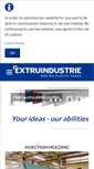 Mobile Screenshot of extruindustrie.cz
